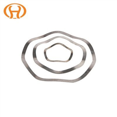 Lydinių plieno bangų spyruoklės su vienu posūkiu