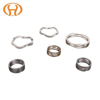 Sukrautas bangų disko spyruoklė su dideliu lankstumu